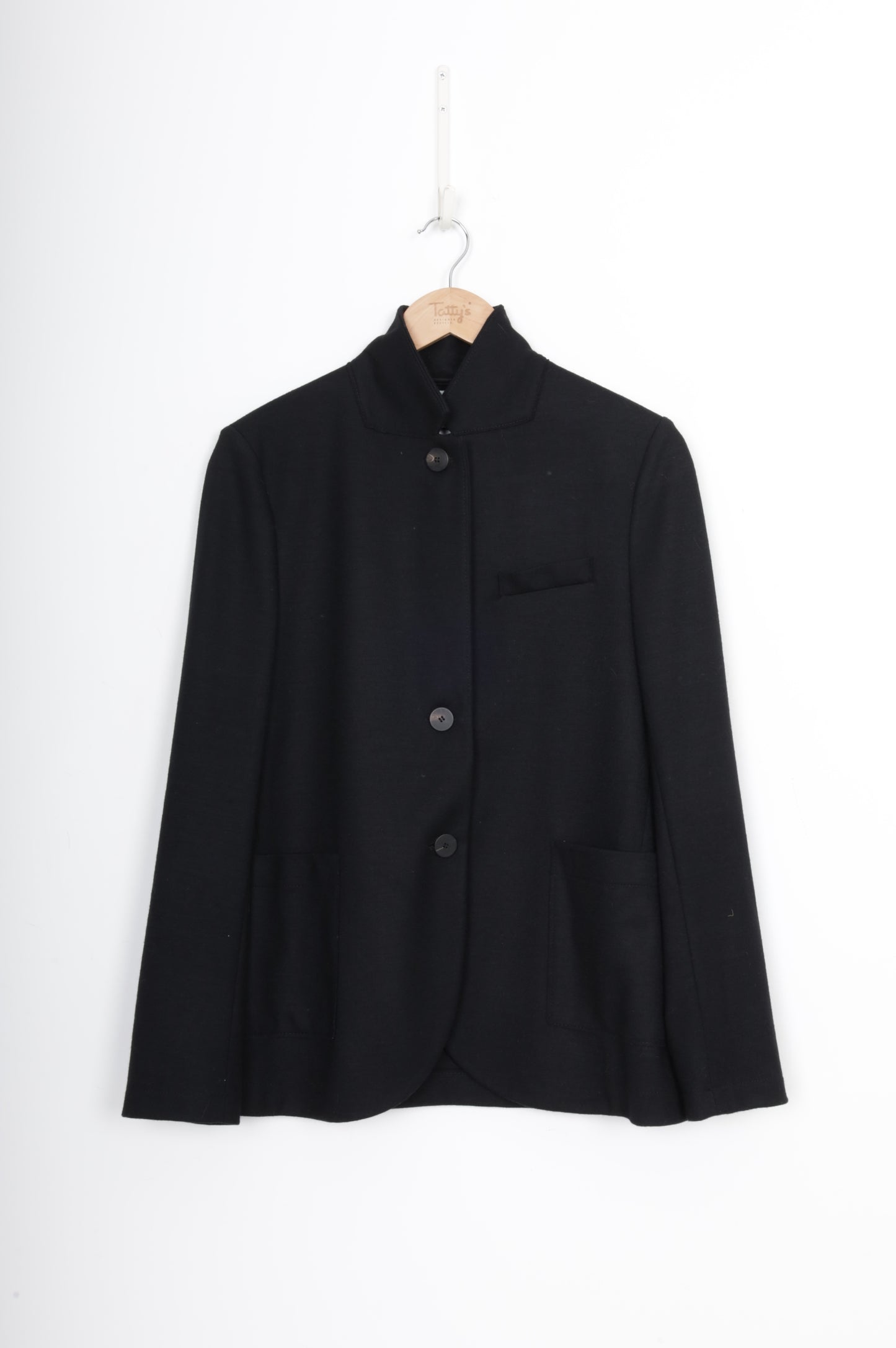 Harris Wharf London Womens Black Jacket Size 44