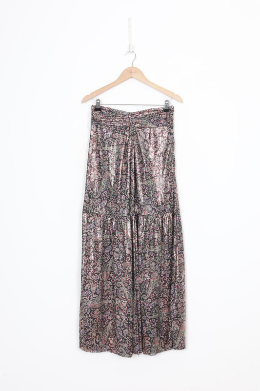 Ba&sh Womens Multi Maxi Skirt Size 2