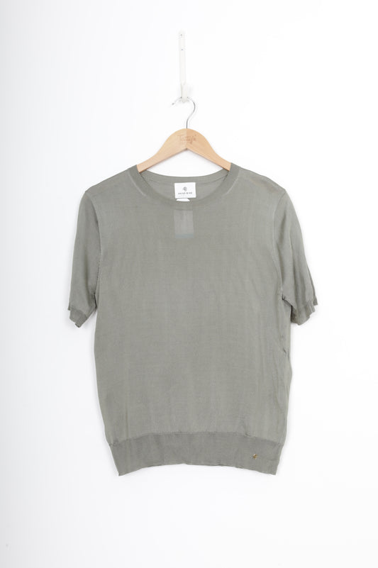 Anine Bing Womens Green T-shirt Size M