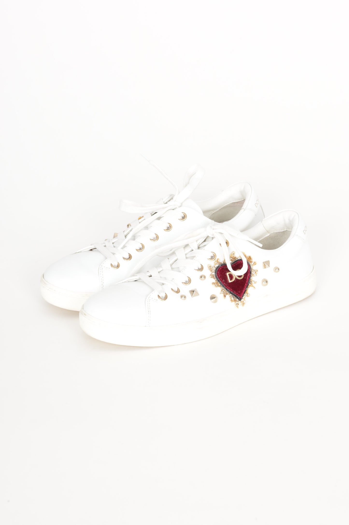 Dolce & Gabbana Womens White Sneakers Size EU 38