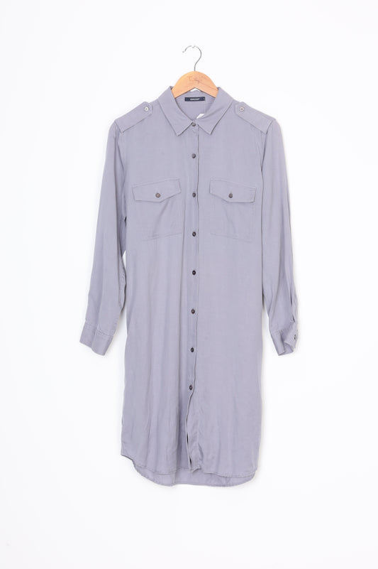 Workshop Womens Grey Dress Size M