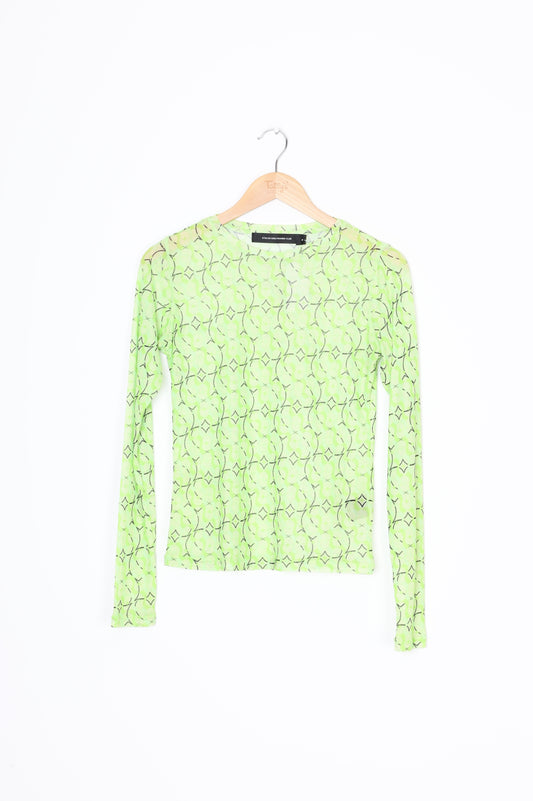 Stolen Girlfriends Club Womens Green Top Size 8