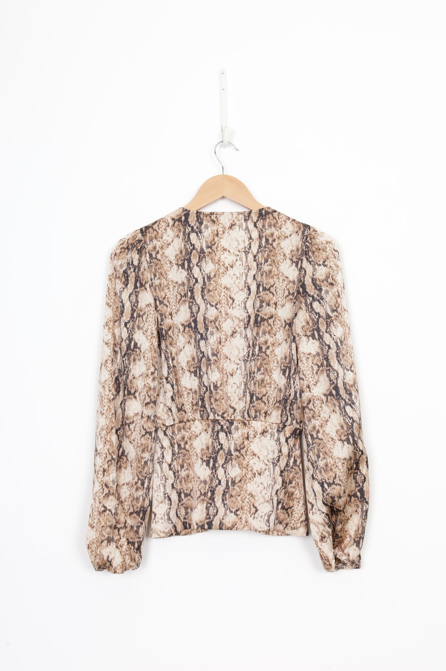 Ronny Kobo Womens Beige Blouse Size XS