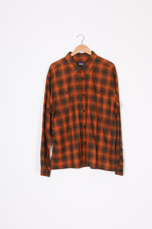 Patagonia Mens Orange Shirt Size XL