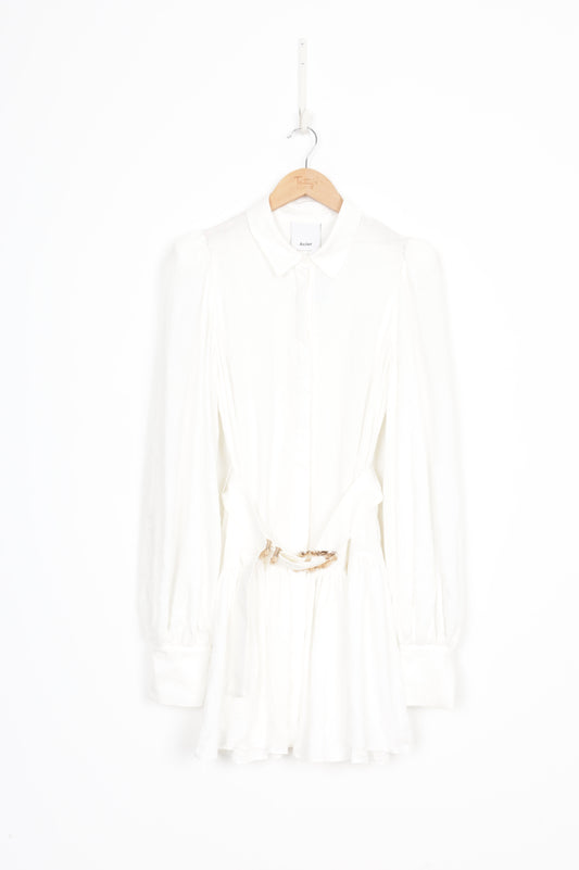 Acler Womens White Dress Size 10