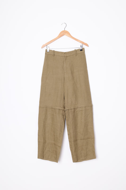 Wynn Hamlyn Womens Green Pants Size EU 44