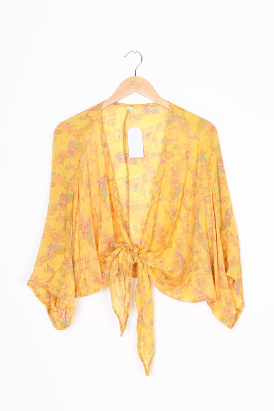 No Label Womens Yellow Top Size S