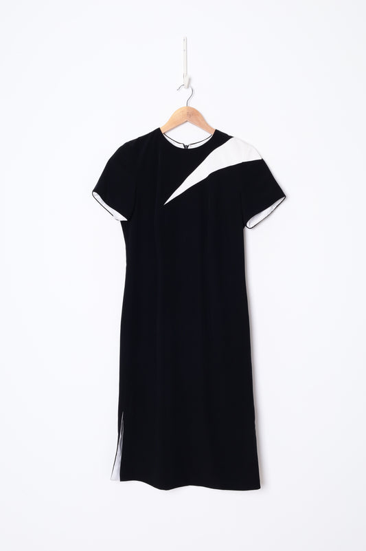 Patrick Steel Couture - Vintage Womens Black Dress Size L