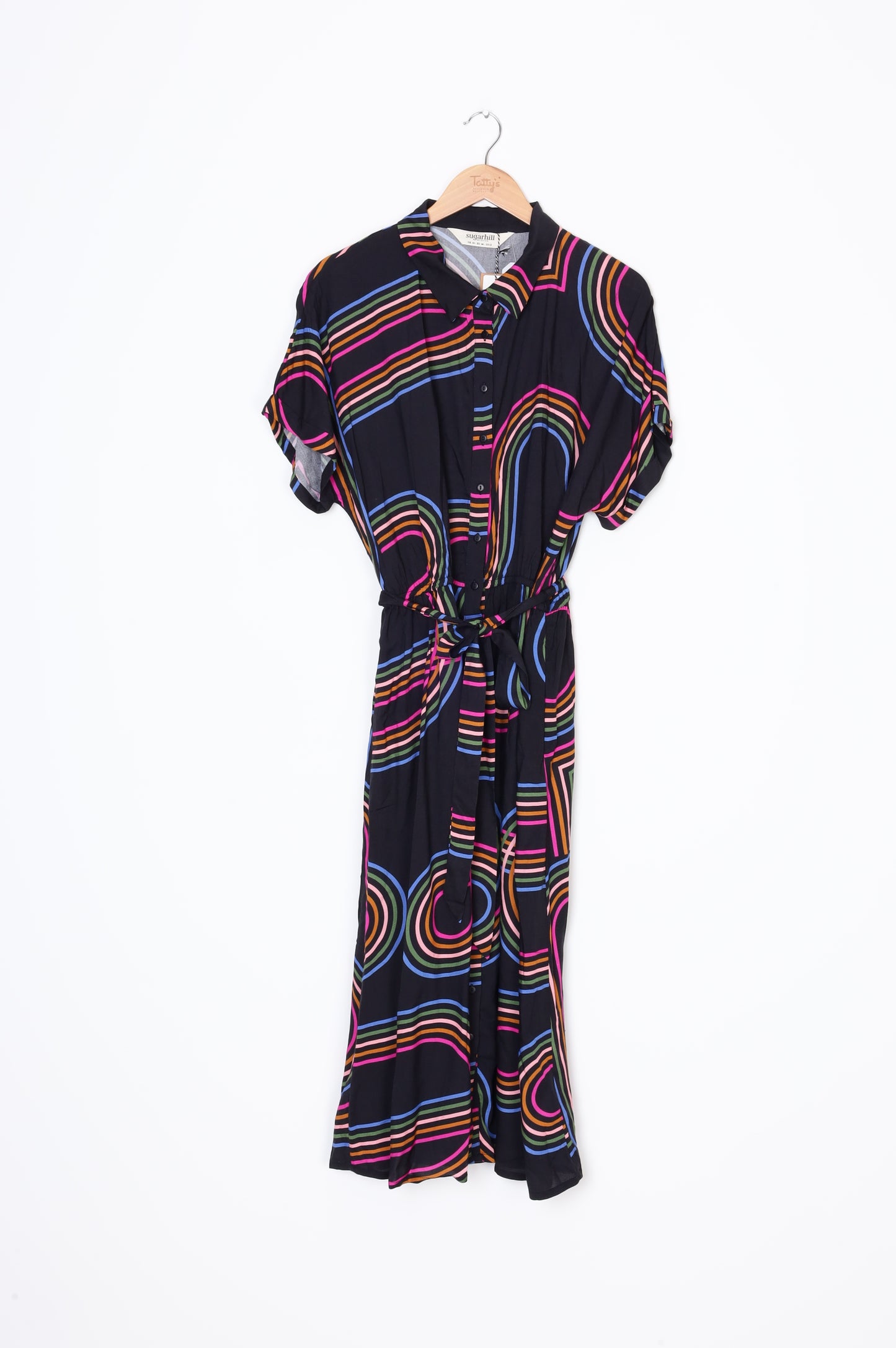 Sugarhill Brighton Womens Black Dress Size 16