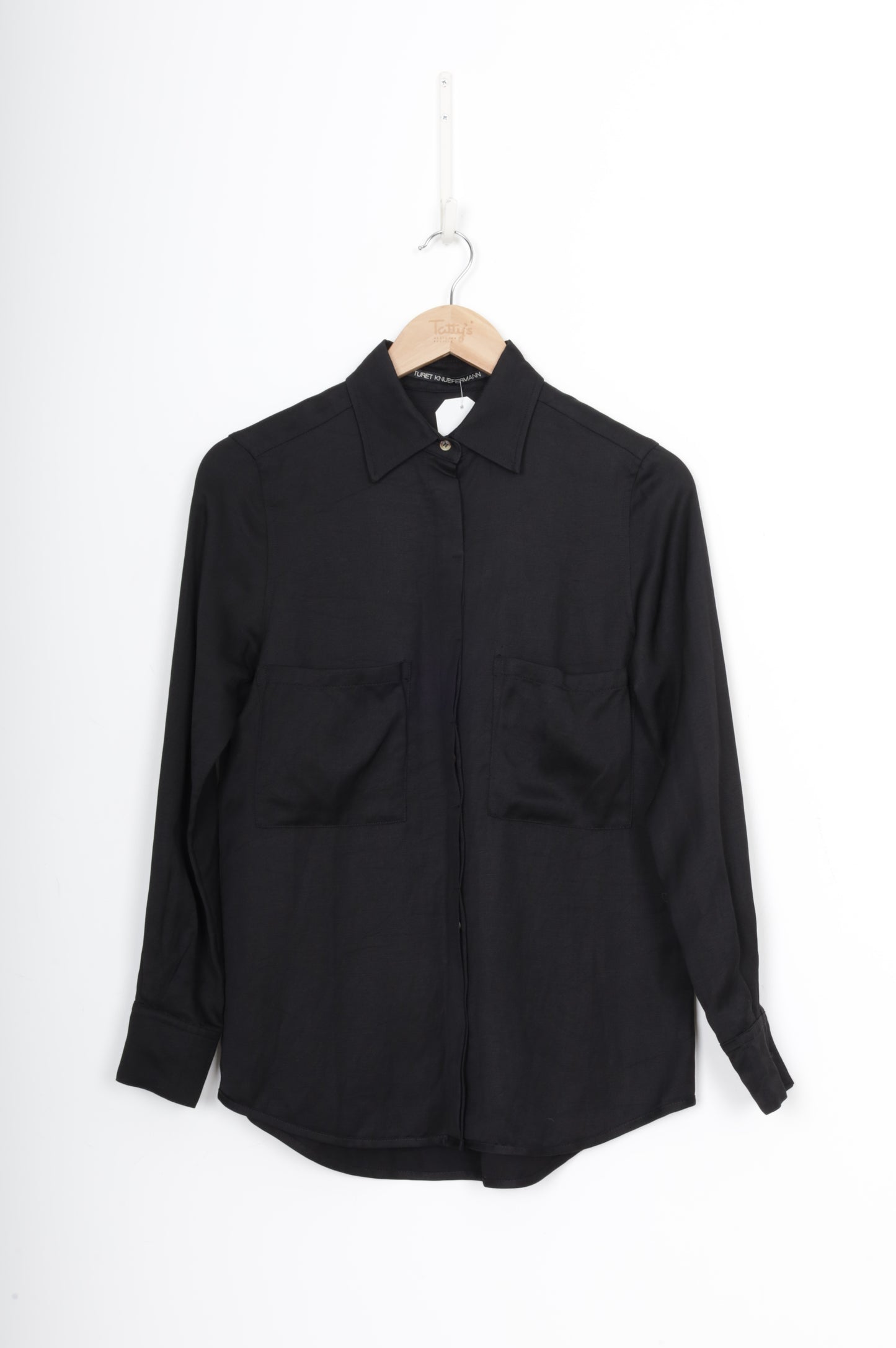 Turet Knuefermann Womens Black Shirt Size XS