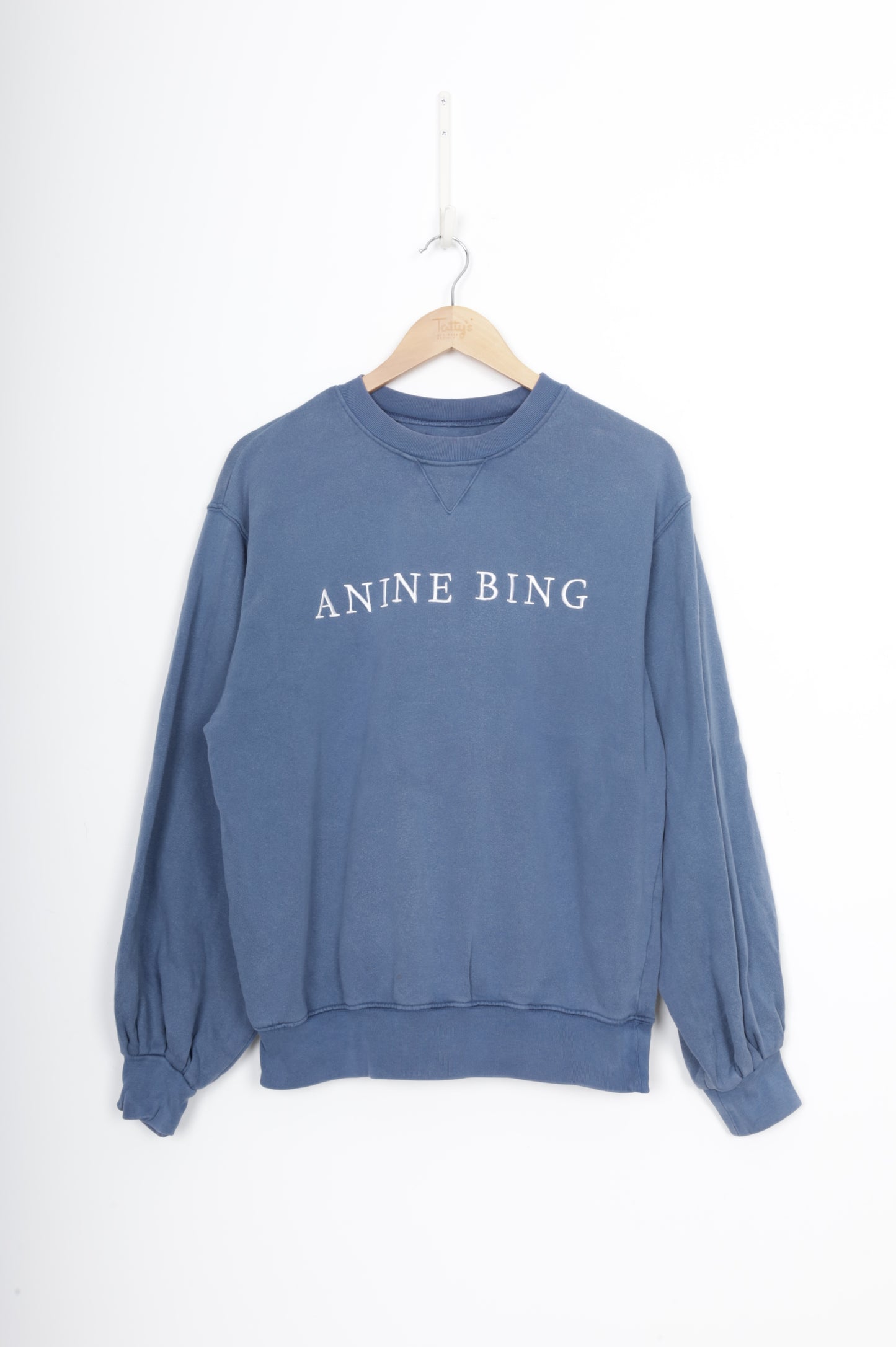 Anine Bing Womens Blue Sweatshirt Size XS