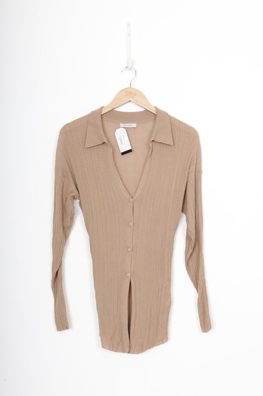 St Agni Womens Brown Cardigan Size M