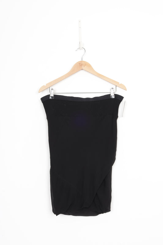 Rick Owens Womens Black Mini Skirt Size 10