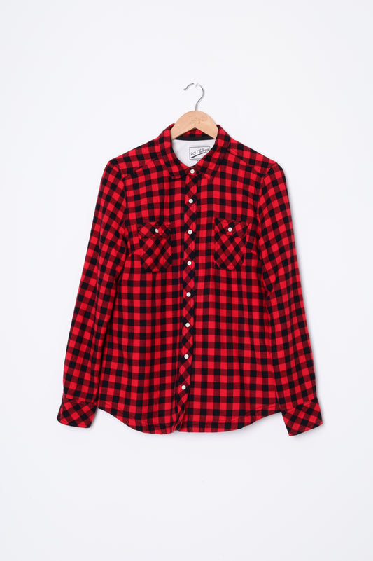 BC Clothing Womens Red Shirt Size M