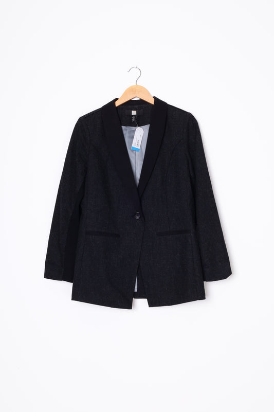 Verge Womens Black Blazer Size S