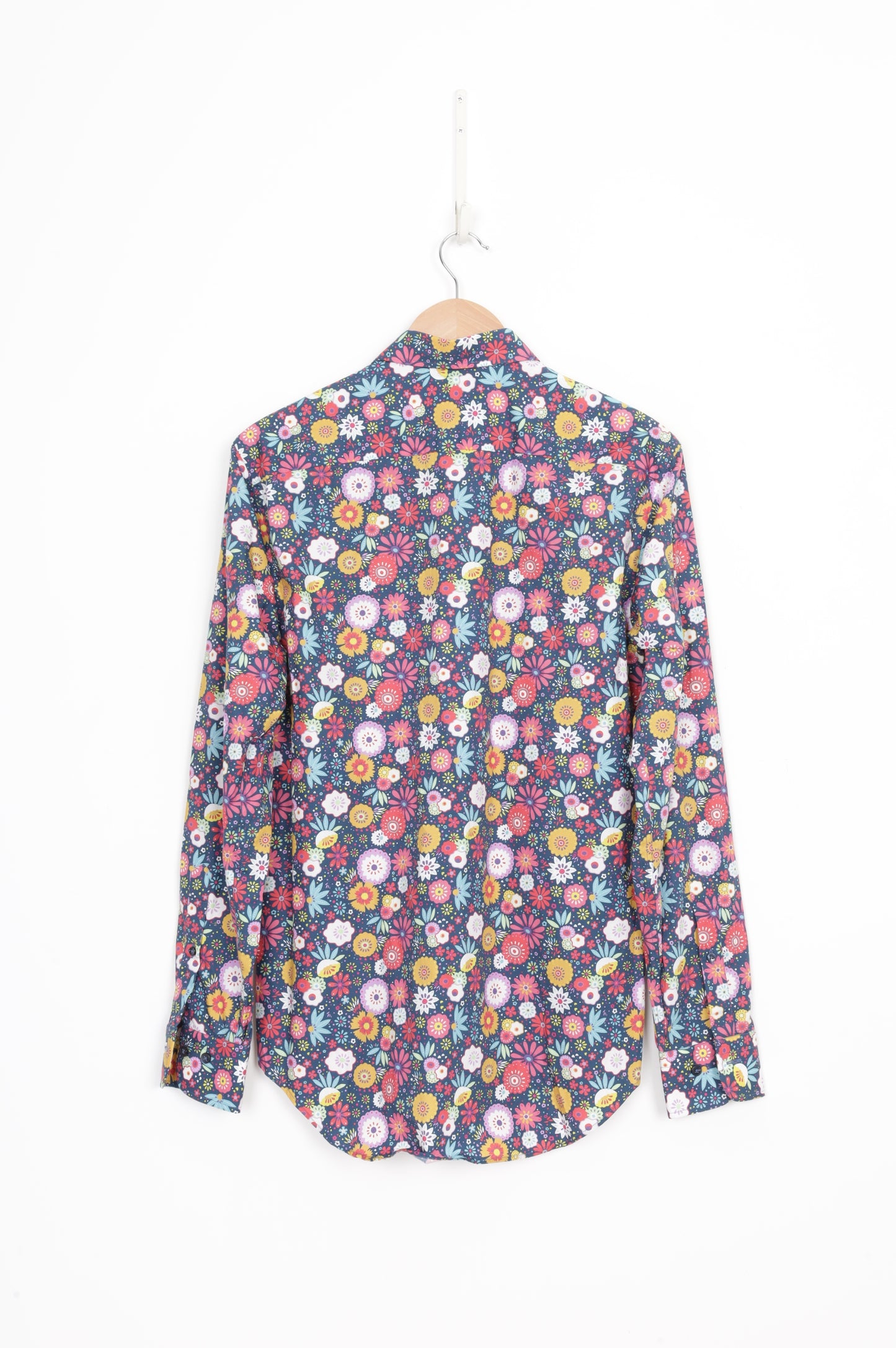 Nanni Savio Mens Blue Shirt Size 39