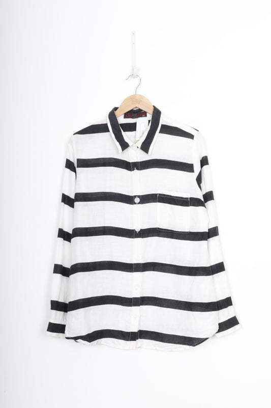 Cooper Womens White Shirt Size L