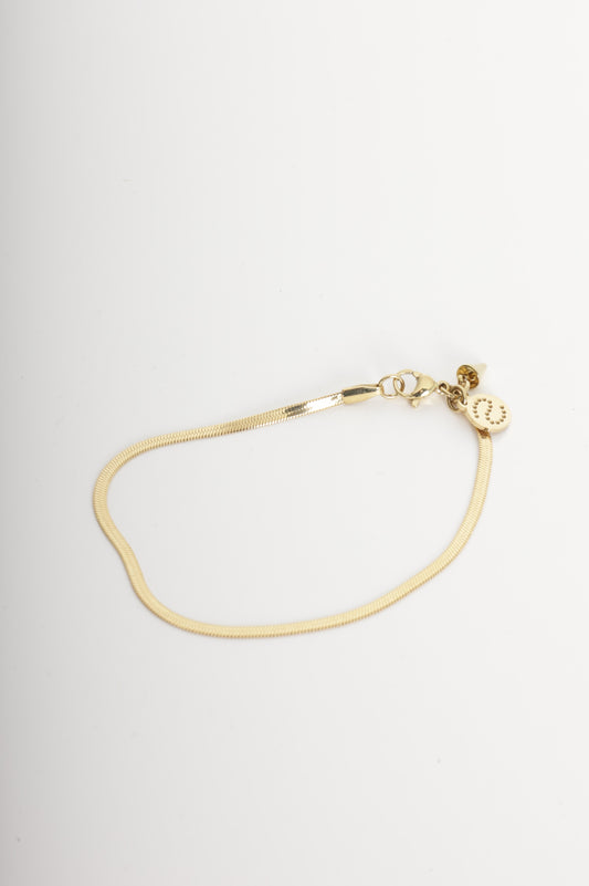 Silk & Steel Womens Gold Bracelet Size O/S