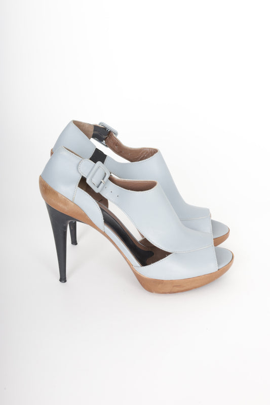 Marni Womens Grey Heels Size EU 39.5