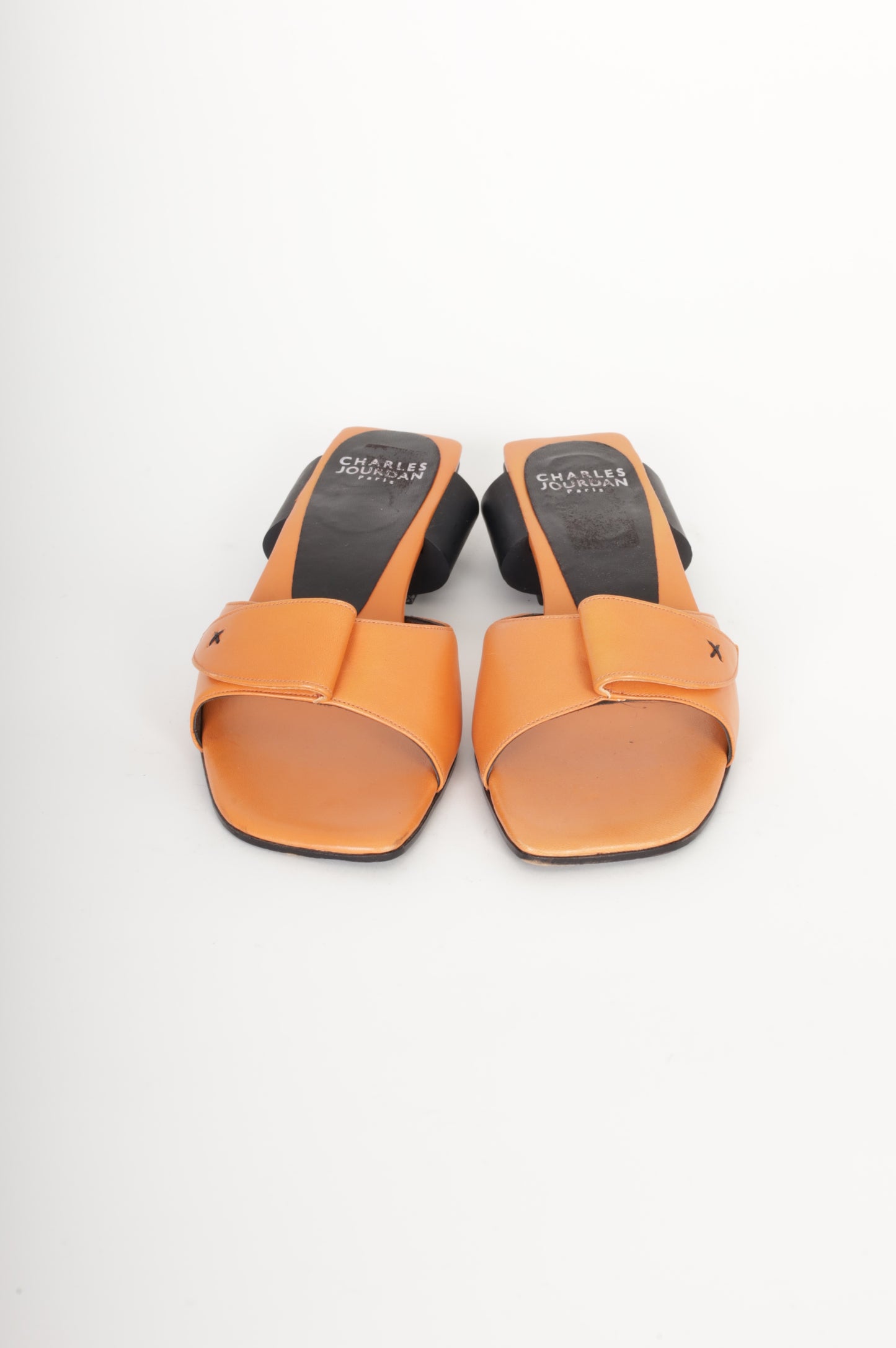 Charles Jourdan Womens Orange Shoes Size EU 37