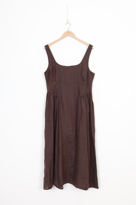 Ruby Womens Brown Dress Size 16