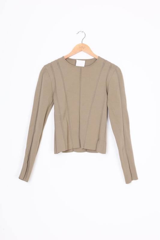 Paris Georgia Womens Green Top Size M