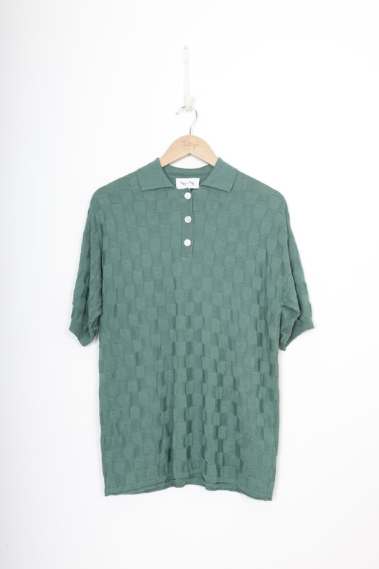 Hej-Hej Womens Green Shirt Size O/S