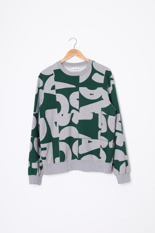Lacoste Mens Grey Sweatshirt Size L