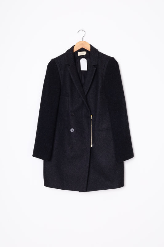 Ba & Sh Womens Grey Coat Size 2