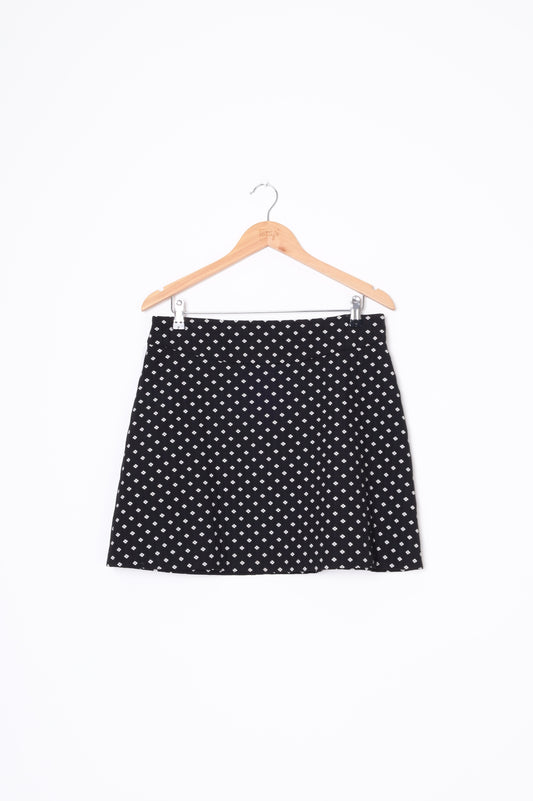 Ruby Womens Black Mini Skirt Size 14