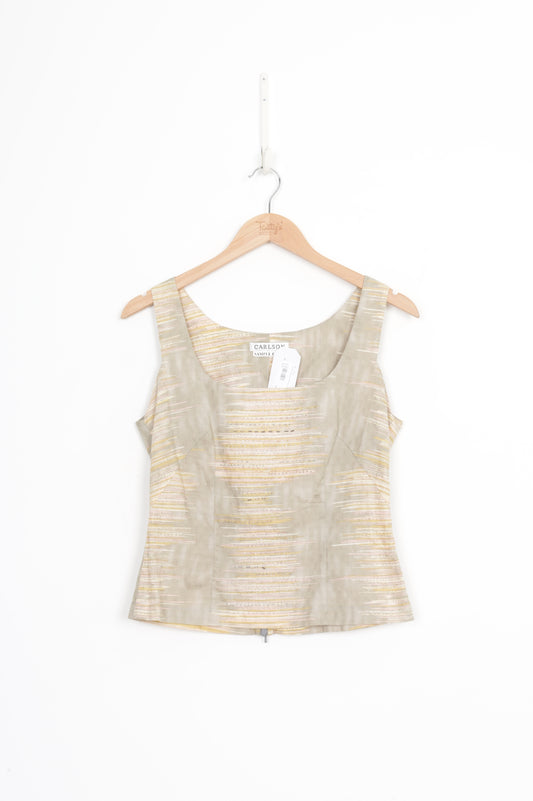 Carlson (Sample) Womens Grey Top Size 10