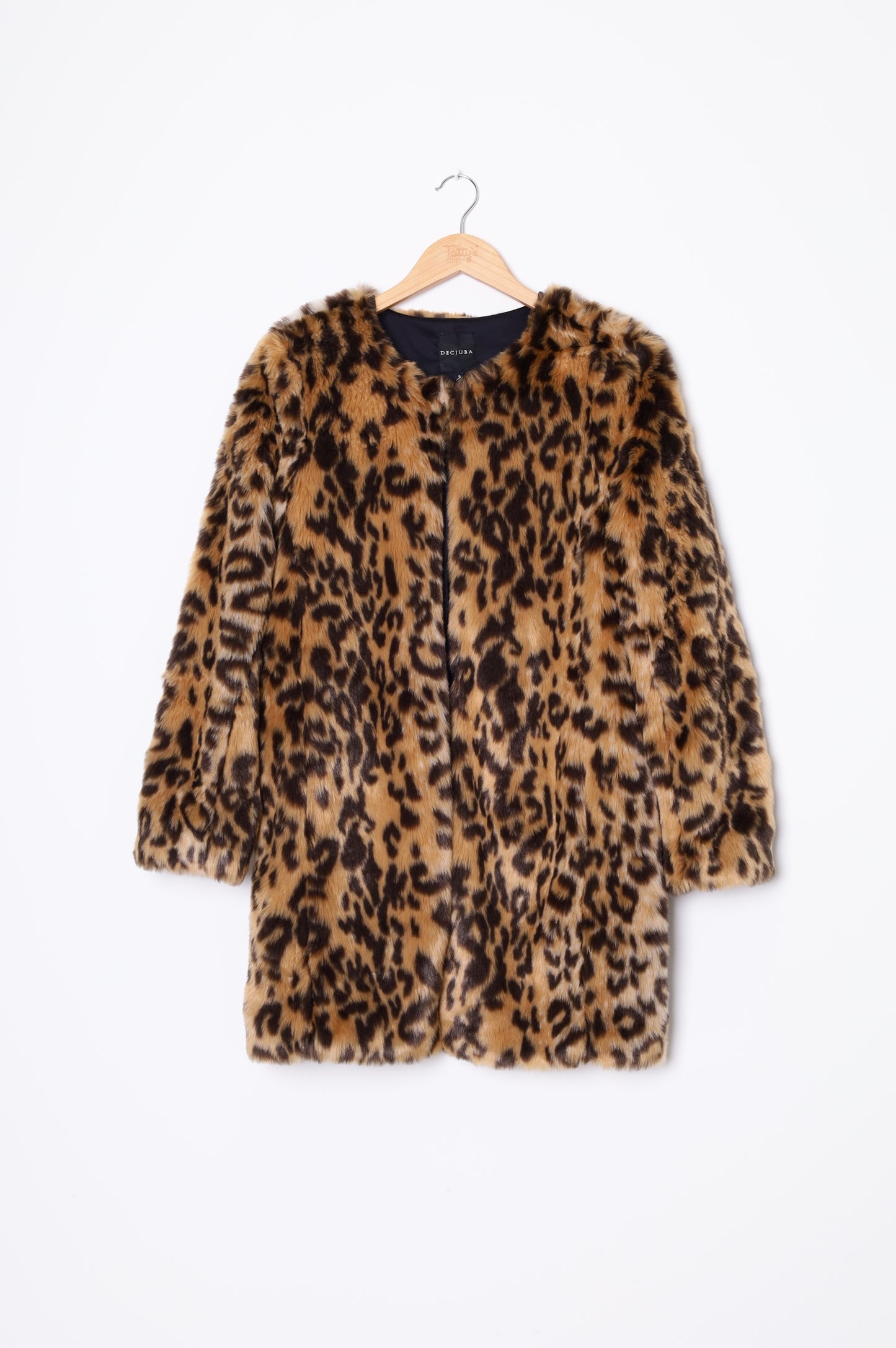 Decjuba Womens Brown Coat Size 8