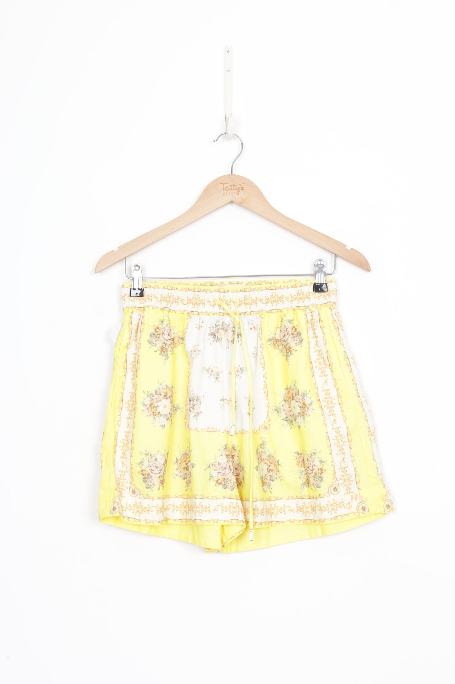 Alemais Womens Yellow Shorts Size 8