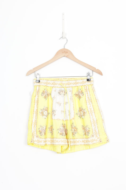 Alemais Womens Yellow Shorts Size 8