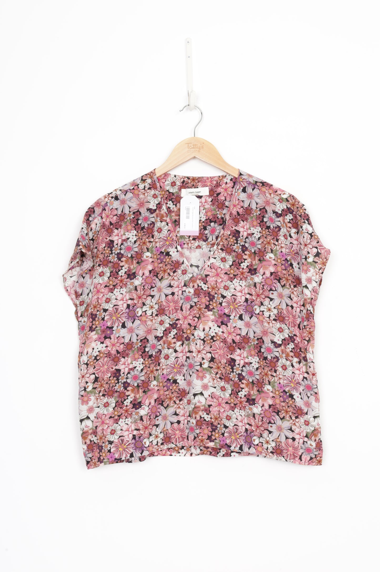 Juliette Hogan Womens Pink Top Size 10