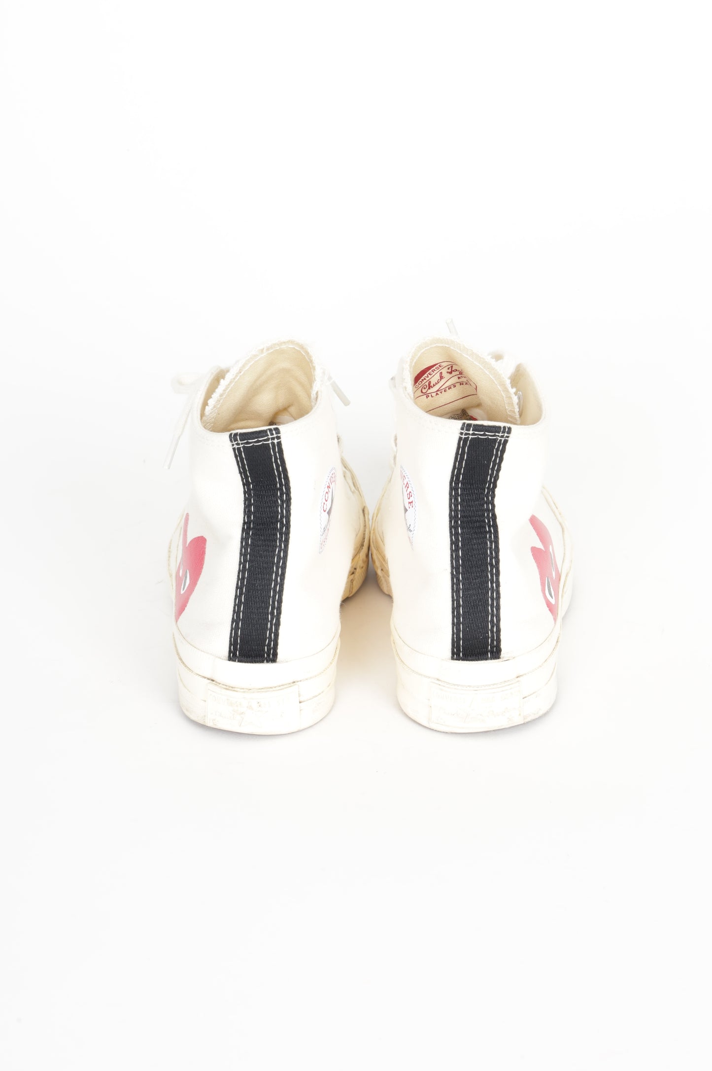 Converse X Comme Des Garcons Womens Cream Sneakers Size EU 36.5