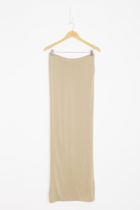 Paris Georgia Womens Beige Maxi Skirt Size XS