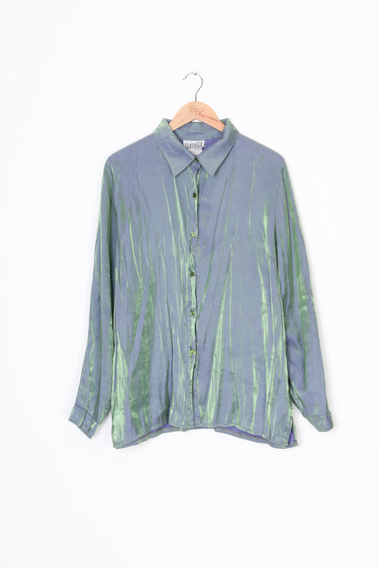 Classique - Vintage Womens Green Shirt Size 18