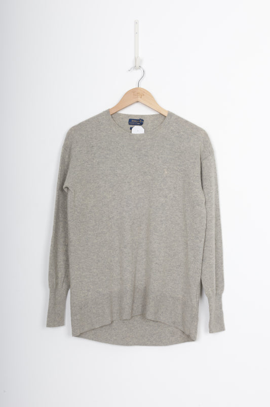 Polo Ralph Lauren Womens Grey Jumper Size S