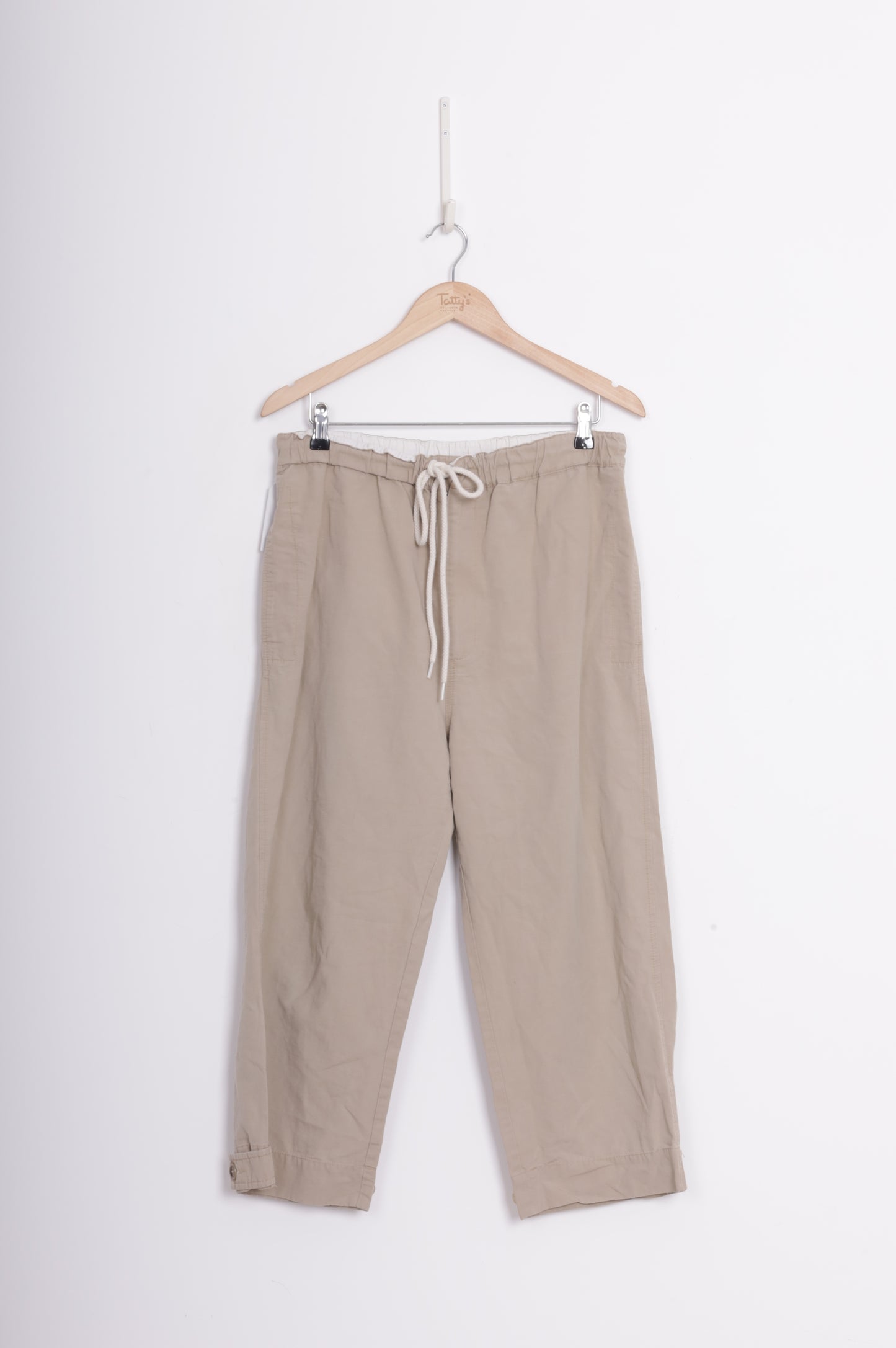 Bassike Womens Beige Pants Size 2