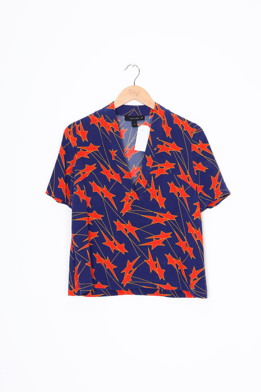 Karen Walker Womens Blue Top Size 4