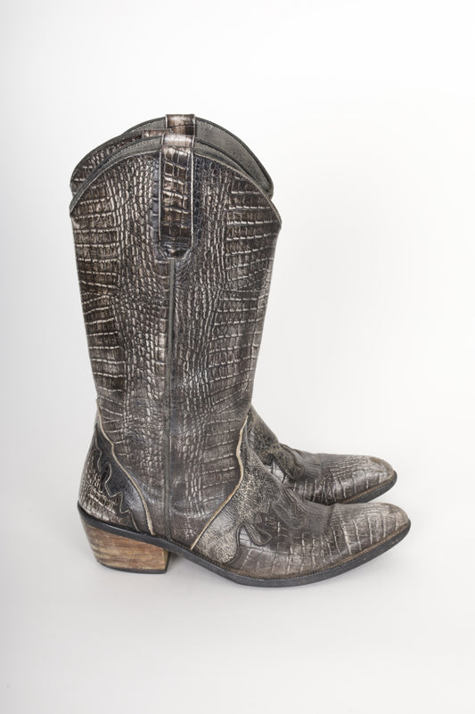 No Label Womens Grey Boots  Size EU 37