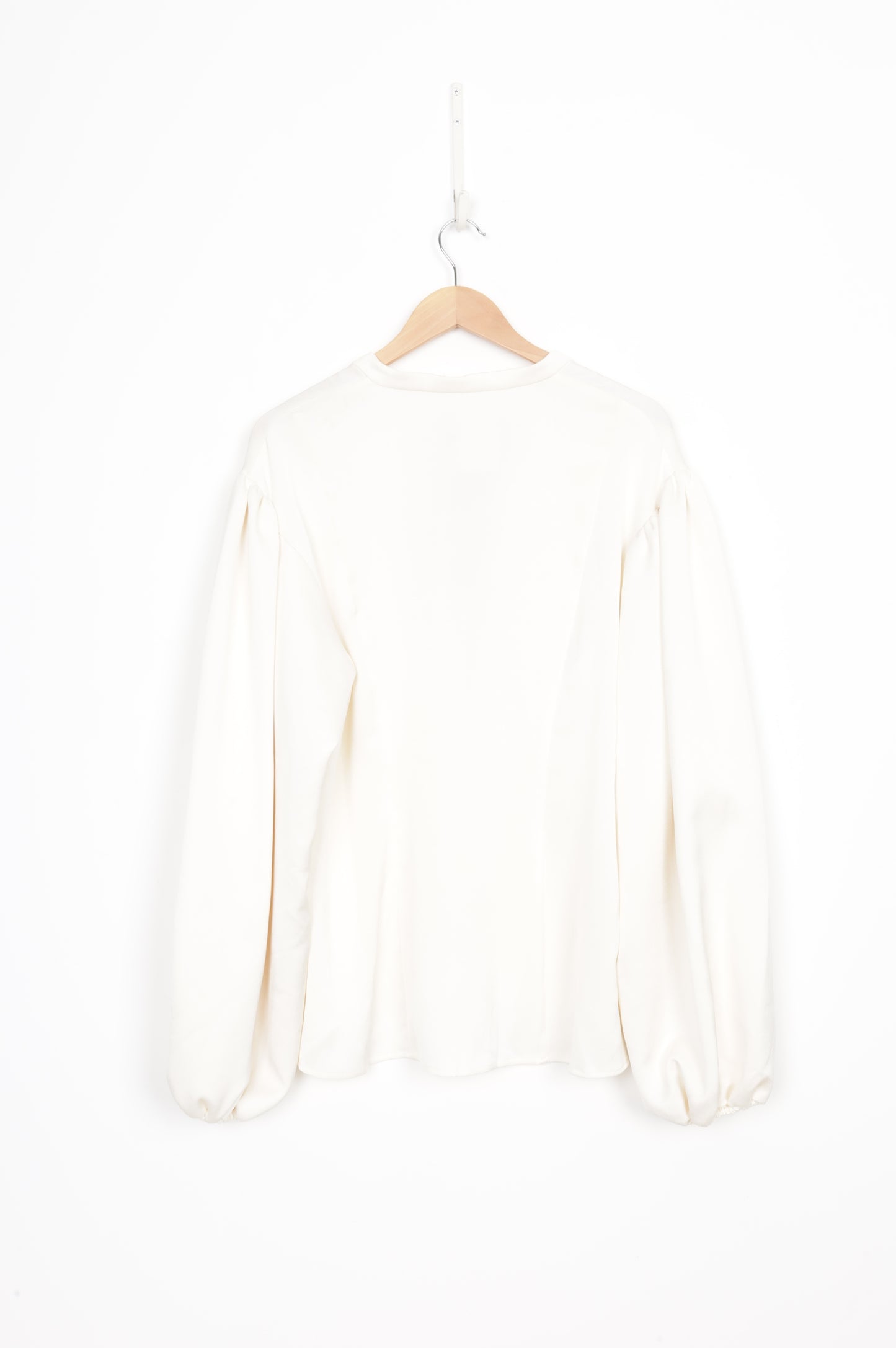 Maggie Marilyn Womens White Blouse Size 14