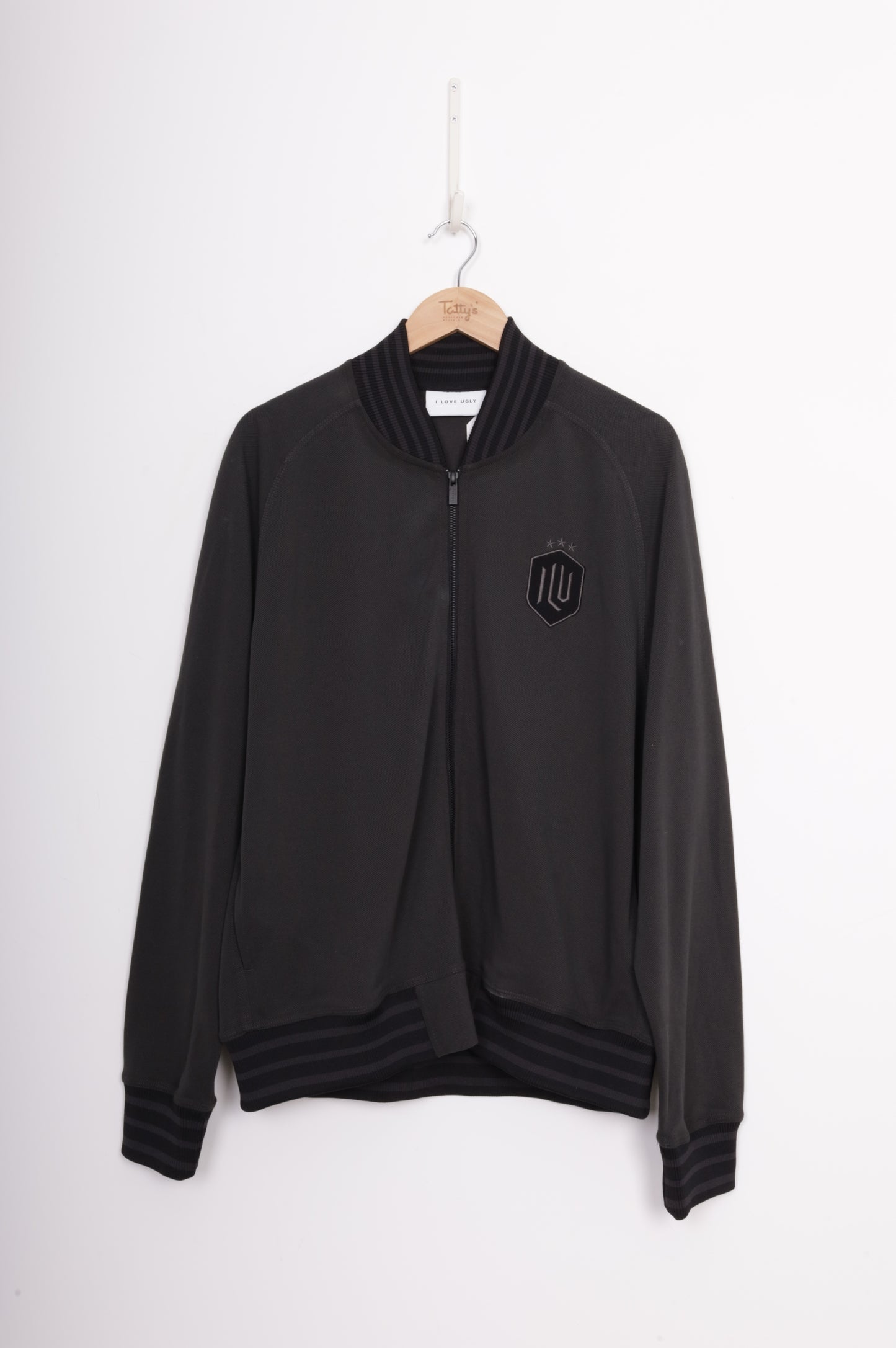 I Love Ugly Mens Grey Jacket Size L