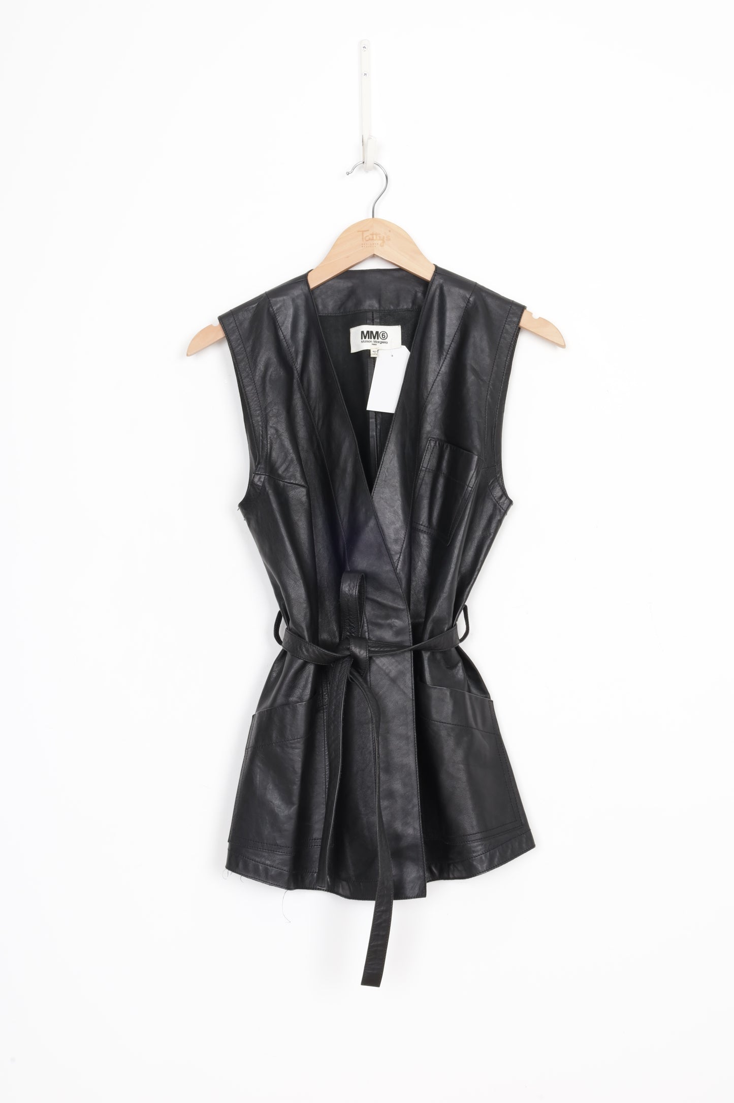 MM6 Maison Martin Margiela Womens Black Vest Size EU 44