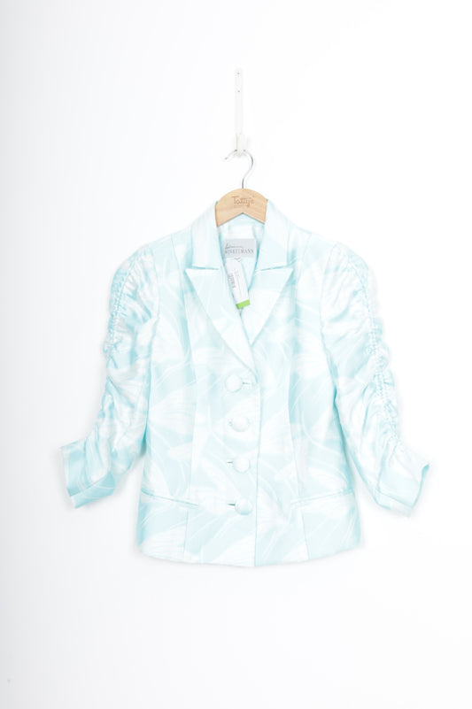 Adrienne Winkelmann Womens Blue Blazer Size S