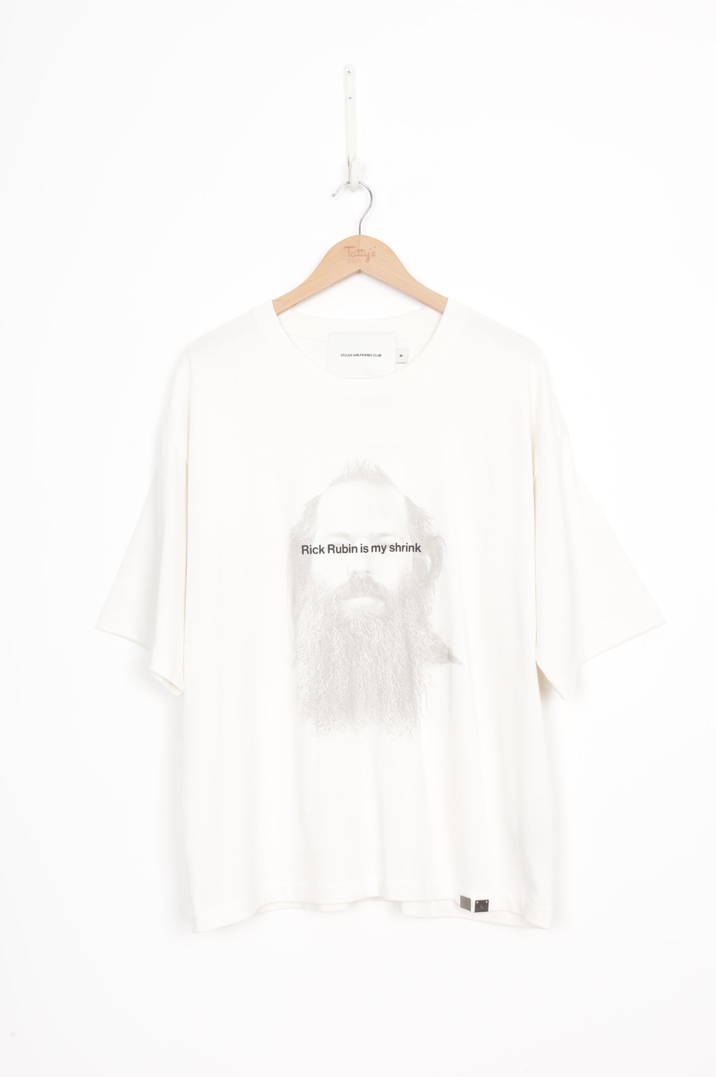 Stolen Girfriends Club Mens Cream T-shirt Size M