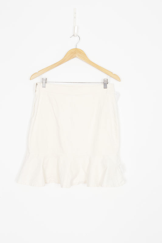 Vanessa Bruno Womens Cream Skirt Size 40