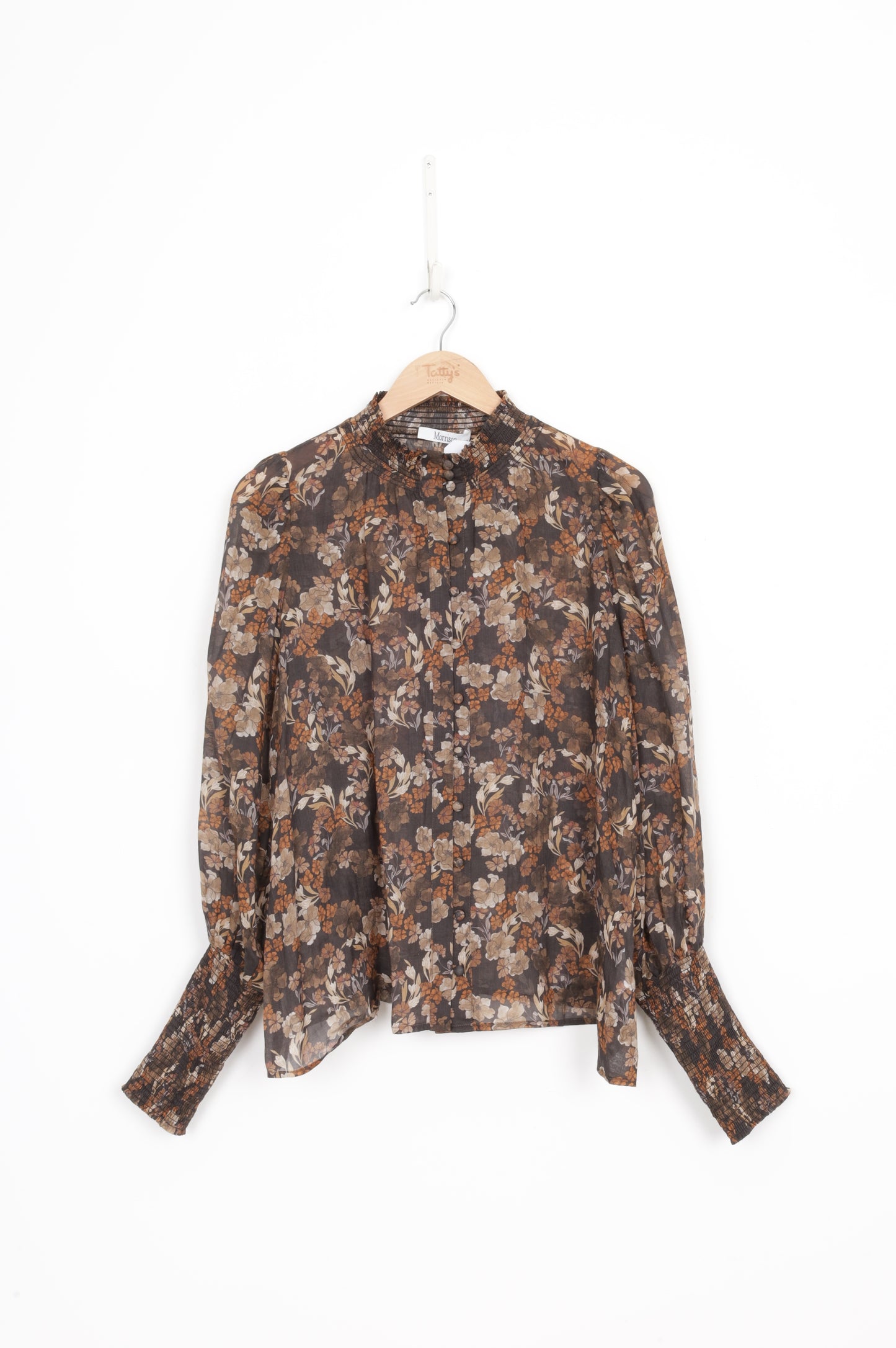 Morrison Womens Grey Blouse Size 1