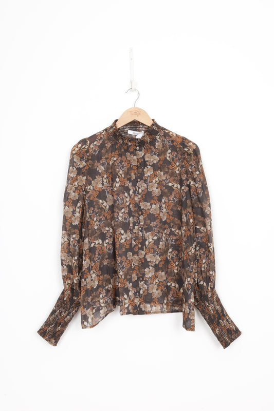 Morrison Womens Grey Blouse Size 1